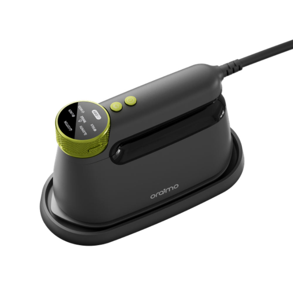 Fer à Repasser Électrique Oraimo SmartIron 1740W — Préchauffage 25s, Réservoir 130ml | Compact & Portable, Idéal Voyage